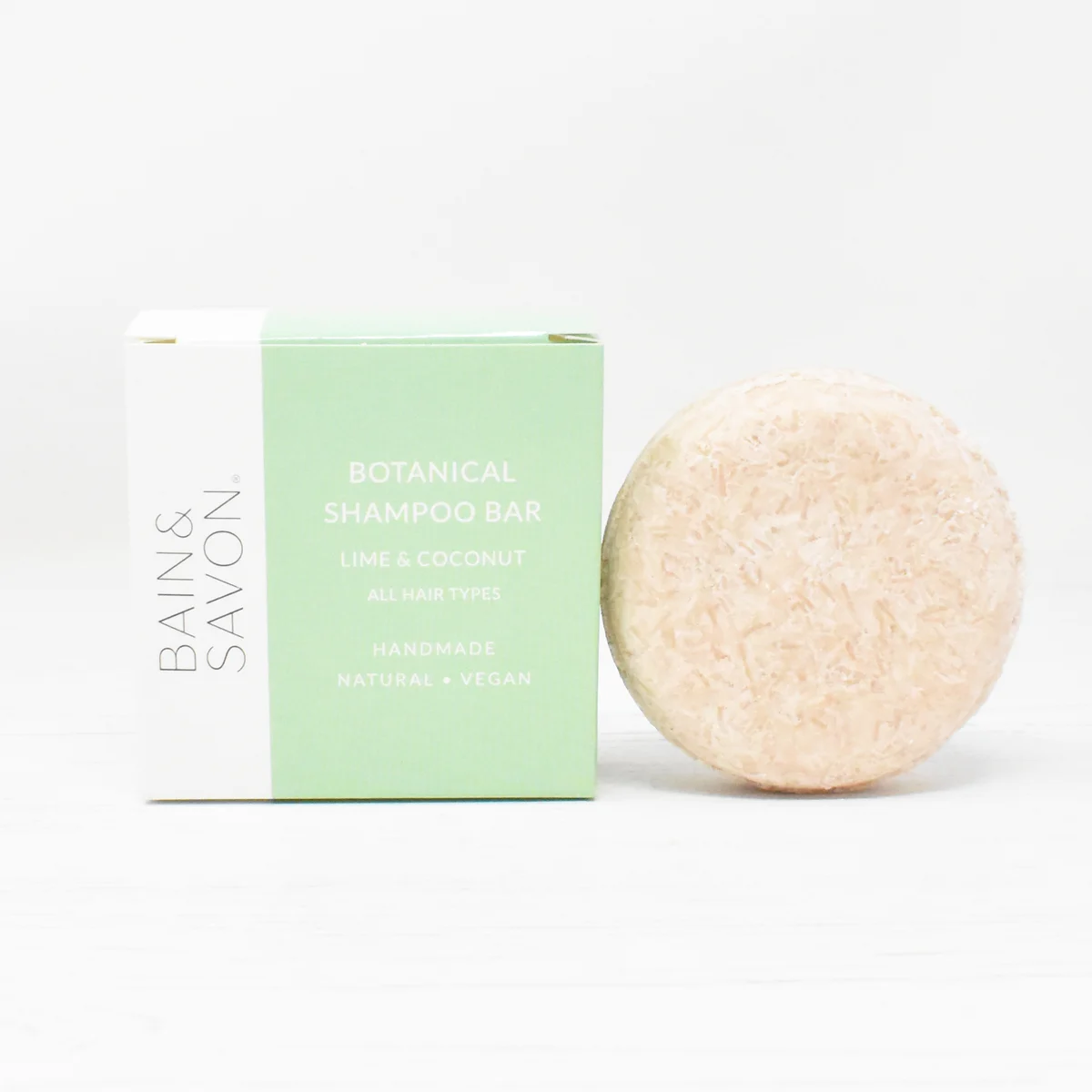 Lime and Coconut Shampoo Bar - Bain & Savon