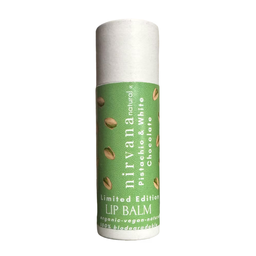 Limited Edition Pistacio & White Chocolate Lip Balm - Nirvana Natural