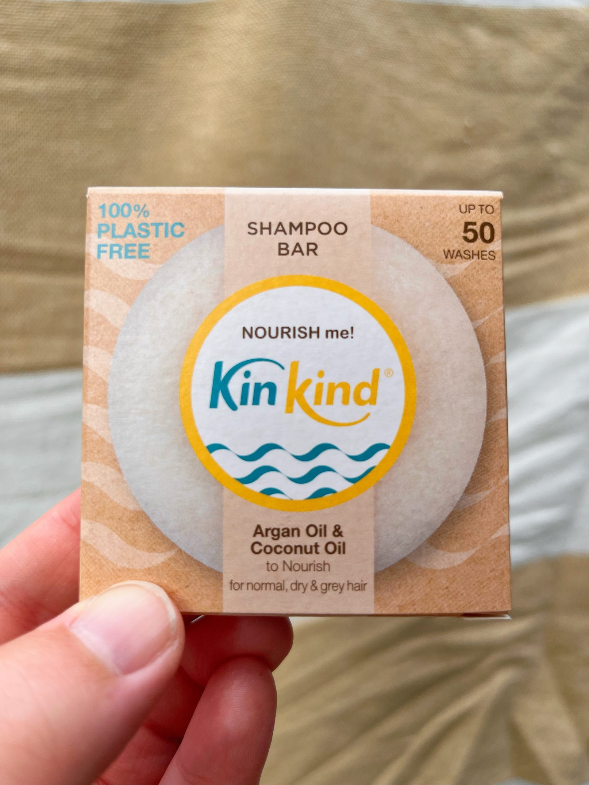 Argan & coconut oil shampoo bar for dry and grey hair types