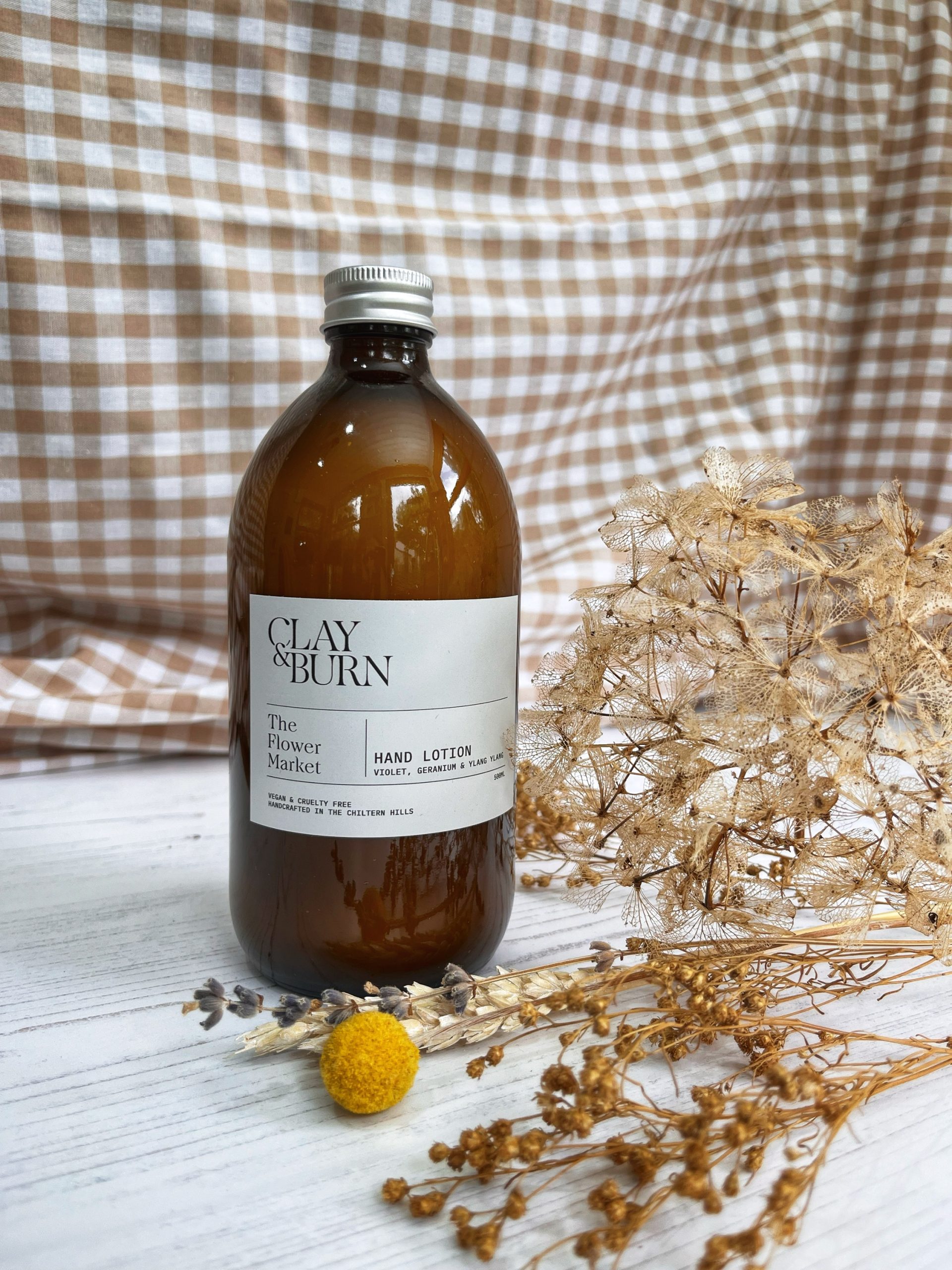 Flower Market Hand and Body Lotion - Clay & Burn