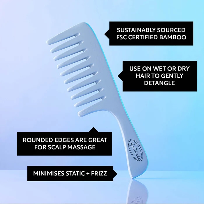 Wide Tooth Bamboo Comb - UpCircle - Image 3