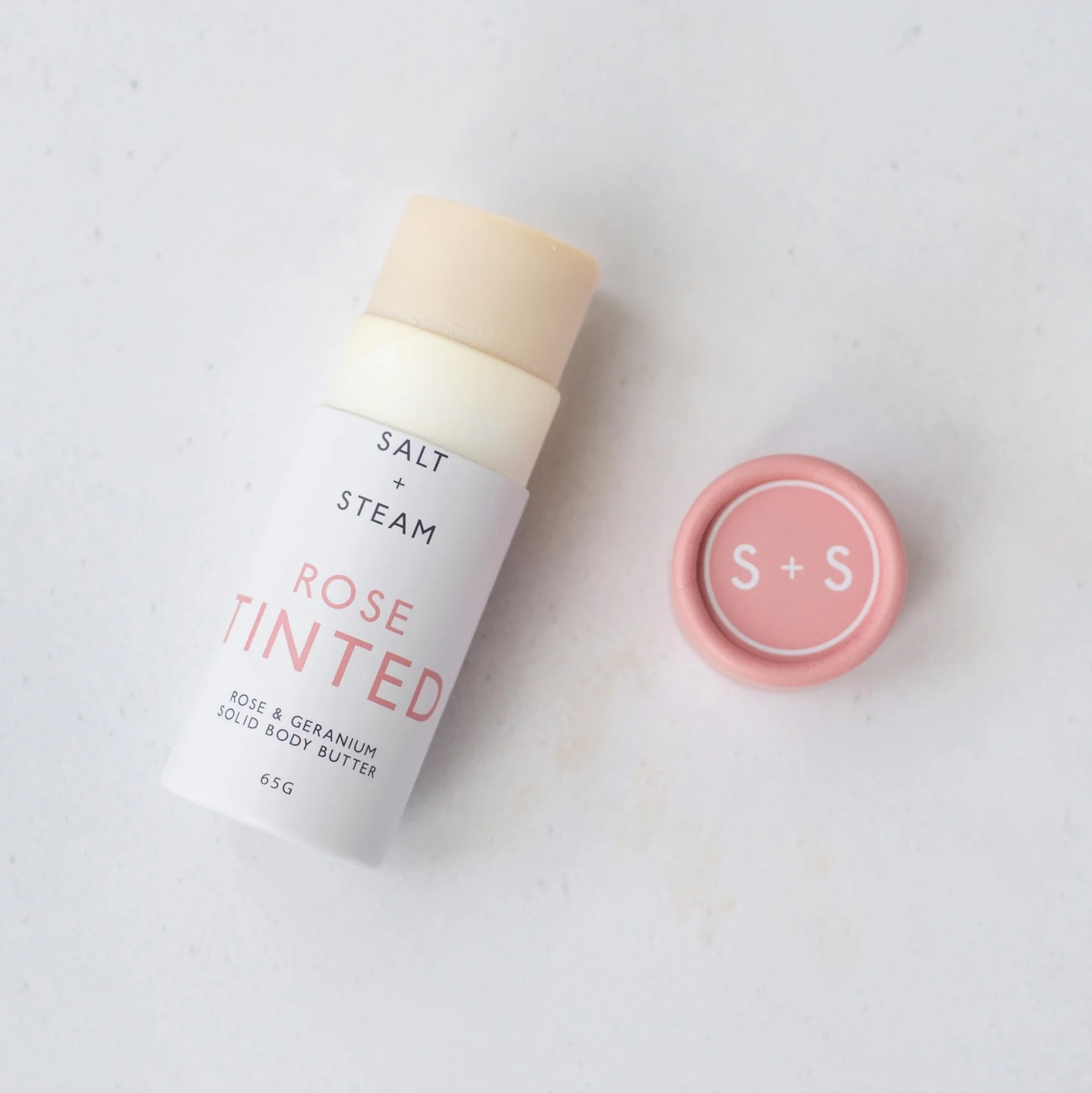 Rose Tinted Solid Body Butter - Salt + Steam - Image 2